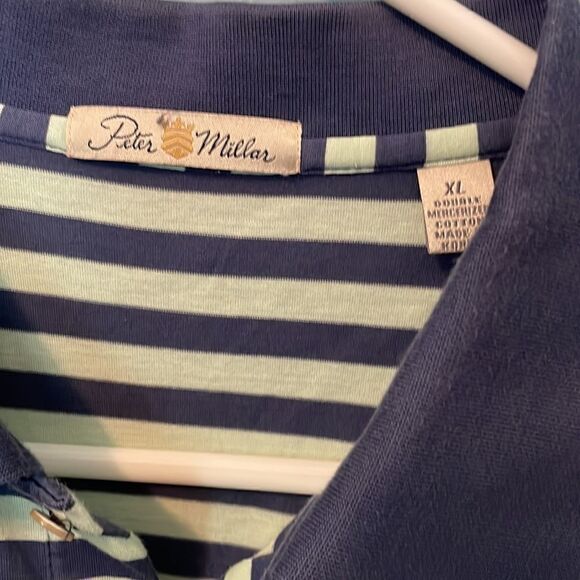 Peter Millar Striped Polo Shirt - XL - Excellent Condition - Picture 2 of 5